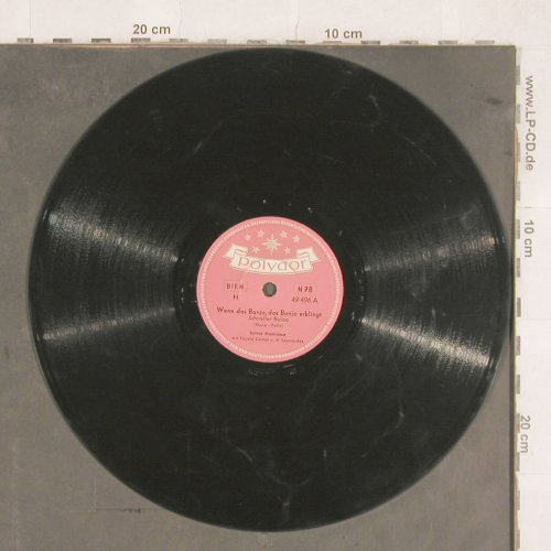 Francesco,Sylvio  mit Faust Campi: Wenn das Banjo, das Banjo erklingt, Polydor(49 496), D, 1955 - 25cm - N330 - 4,00 Euro