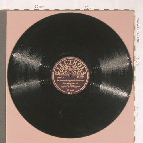 Johns,Bibi: Auf Jamaica sch.d.MatosenBellaBimba, Electrola (EG 8020), D, 1953 Typ: 78N Best.-Nr.: N380 Preis: 10,00 Euro