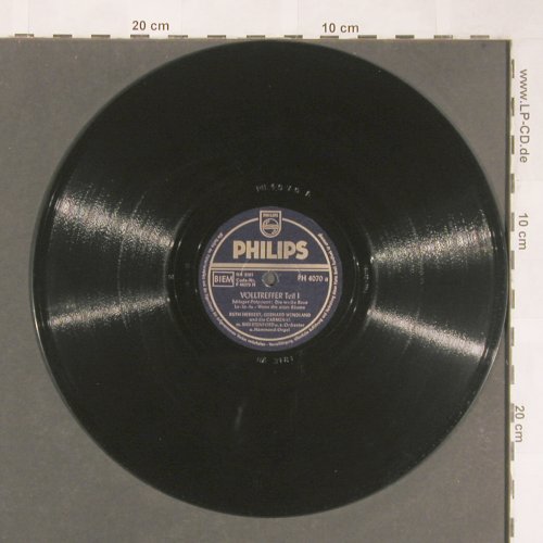 Herbert,Ruth - Gerd Wendland: Volltreffer Teil 1&2, Philips(PH 4070), D, 1951 - 25cm - N398 - 5,00 Euro