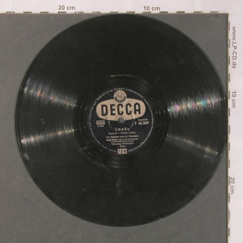 Sunnies - Cornel-Trio-Kurt Henkels: Drehorgel-Dixie, Decca(F 46 309), D,  - 25cm - N444 - 4,00 Euro