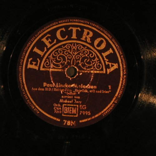 Jary,Michael: Paul Linke Melodien 1/2, Electrola (EG 7995), D, vg+ Typ: 25cm Best.-Nr.: N112 Preis: 5,00 Euro