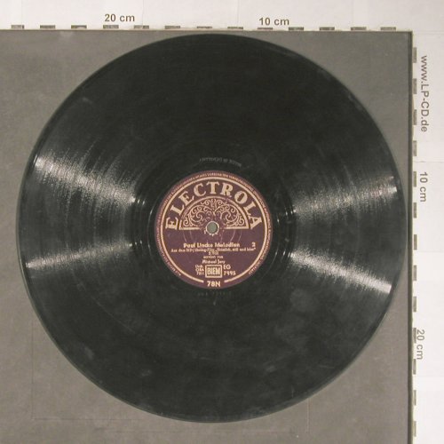Jary,Michael: Paul Linke Melodien 1/2, Electrola (EG 7995), D, vg+ Typ: 25cm Best.-Nr.: N112 Preis: 5,00 Euro