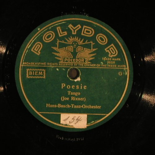 Busch,Hans - Tanz Orchester: Am Abend auf der Heide/Fräulein..., Polydor (47 127), D,vg+, 1937 Typ: 25cm Best.-Nr.: N129 Preis: 4,00 Euro