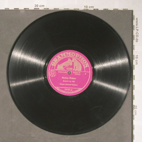 Wiener Konzert-Solisten: Marien-Walzer / Traum Walzer, Grammophon (10 198), D,vg+, 1933 Typ: 25cm Best.-Nr.: N130 Preis: 4,00 Euro