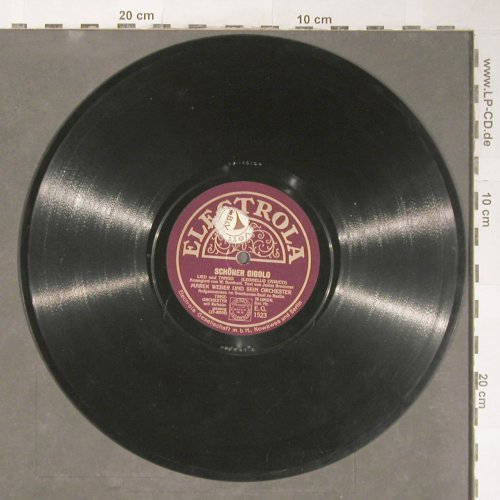 Weber,Marek- s.Orchester: Schöner Gigolo/Marschl.,3Musketiere, Electrola (EG 1523), D, vg+ Typ: 30cm Best.-Nr.: N136 Preis: 4,00 Euro