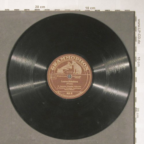 Ramescu,N. - Künstler Orchester: Die alte Spieluhr/Lauten-Ständchen, Grammophon (858), D, 1932 Typ: 25cm Best.-Nr.: N149 Preis: 6,00 Euro