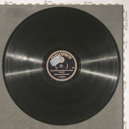 Lorand,Edith - Orchester: Banditenstreiche/Donau Wellen, Parlophone (P 9197), D, vg+ Typ: 25cm Best.-Nr.: N167 Preis: 7,50 Euro