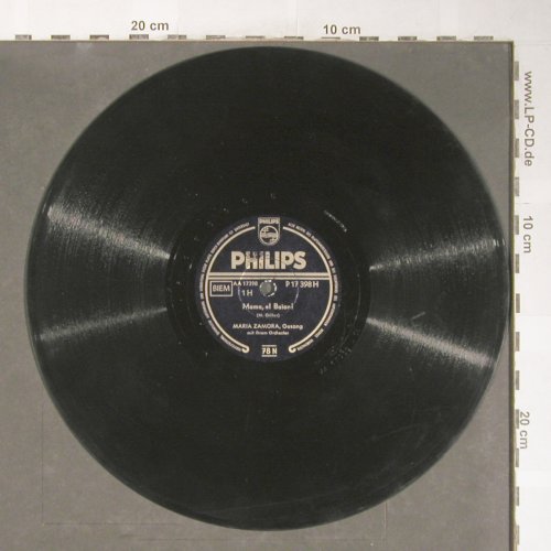 Zamora,Maria: Mama,el Baion! / Camarero, Philips (P17 398), D Typ: 25cm Best.-Nr.: N202 Preis: 6,00 Euro