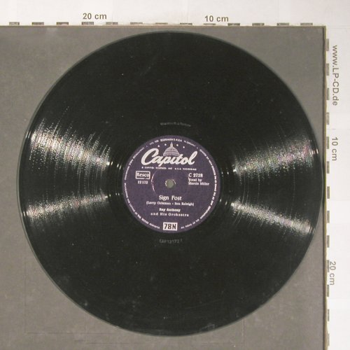 Anthony,Ray  and his Orch.: Sign Post / Air Express, Capitol (C 2728), D, VG+ Typ: 25cm Best.-Nr.: N248 Preis: 4,00 Euro