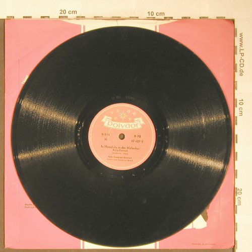 Hula Hawaiian Quartett: Am weißen Strand von Soerabaya, Polydor (49 429), D, 1954 Typ: 25cm Best.-Nr.: N252 Preis: 5,00 Euro