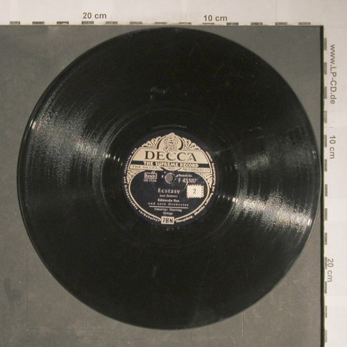 Ros,Edmundo: Ecstasy / Marching Strings, stol, Decca (F 43 587), D, vg+ Typ: 25cm Best.-Nr.: N263 Preis: 4,00 Euro