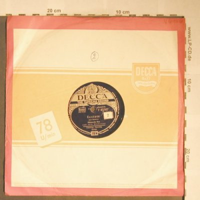 Ros,Edmundo: Ecstasy / Marching Strings, stol, Decca (F 43 587), D, vg+ Typ: 25cm Best.-Nr.: N263 Preis: 4,00 Euro