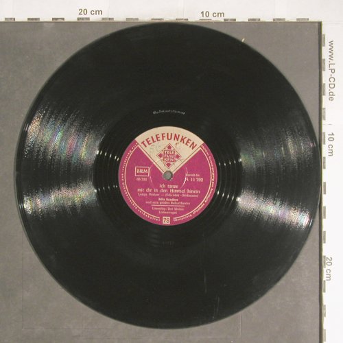 Sanders,Bela  u.s gr.Ballochester: Ich Tanze mit dir in den Himmel..., Telefunken(instrum.) (A 11 792), D, vg+ Typ: 25cm Best.-Nr.: N285 Preis: 5,00 Euro