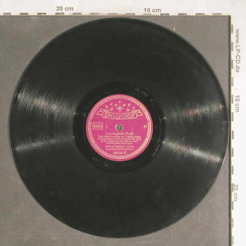 Zacharias,Helmut: Das singende Hotel,Melodienf., Polydor(48 969), D, 1953 - 25cm - N286 - 5,00 Euro