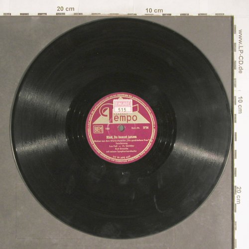 Graunke,Kurt  u.s.Symph.Orch.: Moulin Rouge/Kind,Du kannst Tanzen, Tempo (3736), D,vg+ Typ: 25cm Best.-Nr.: N288 Preis: 4,00 Euro