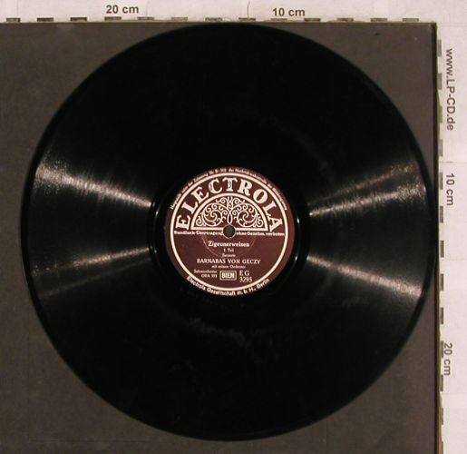 von Geczy,Barnabas: Zigeunerweisen 1-2,(Sarasaste), Electrola (EG 3295), D Typ: 25cm Best.-Nr.: N295 Preis: 5,00 Euro