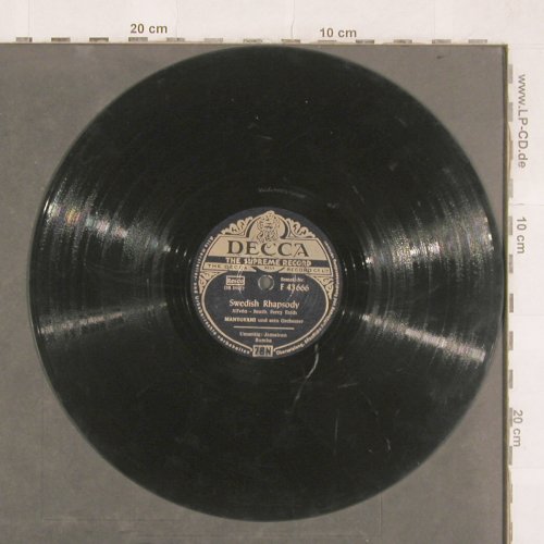 Mantovani: Swedish Rhapsody / Jamaican Rumba, Decca (F 43 666), D,vg+ Typ: 25cm Best.-Nr.: N316 Preis: 4,00 Euro