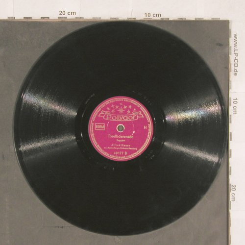 Hause,Alfred: Spanischer Zigeuner/Toselli Seren., Polydor (48 177), D, 1943 Typ: 25cm Best.-Nr.: N327 Preis: 5,00 Euro
