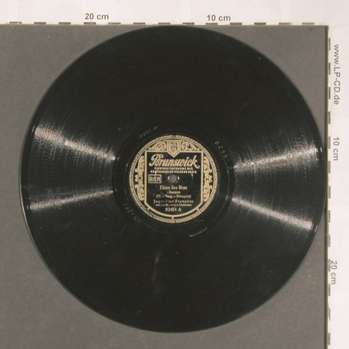 Francois,Jaqueline: Dans Ses Bras / Melancolie, Brunswick (82 451), D, 1951 Typ: 25cm Best.-Nr.: N396 Preis: 7,50 Euro