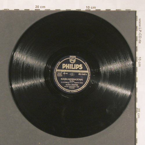 Zamora,Maria: La Raspita / Rumba International, Philips (PH 5162), D, 1952 Typ: 25cm Best.-Nr.: N399 Preis: 6,00 Euro