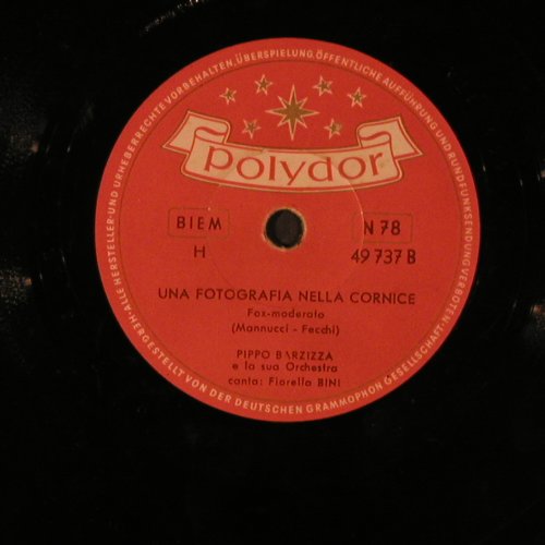Barzizza,Pippo: Ci..Ciu..Ci..Cantava un usignol, Polydor (49 737), D, vg+ Typ: 25cm Best.-Nr.: N445 Preis: 3,00 Euro