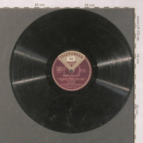 Greger,Max  m.d. Telefunken T.Orch: Rumba-Potpourri, Telefunken (A 11 320), D, vg+ Typ: 25cm Best.-Nr.: N449 Preis: 4,00 Euro