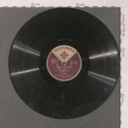 Greger,Max  m.d. Telefunken T.Orch: Rumba-Potpourri, Telefunken (A 11 320), D, vg+ Typ: 25cm Best.-Nr.: N449 Preis: 4,00 Euro