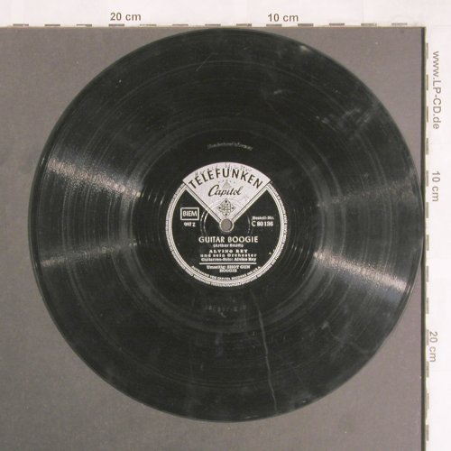 Tennessee Ernie/Alvono Rey: Shot Gun Boogie/Guitar Boogie, Telefunken/Capitol(C 80 136), D,vg+,wol,  - 25cm - N467 - 7,50 Euro
