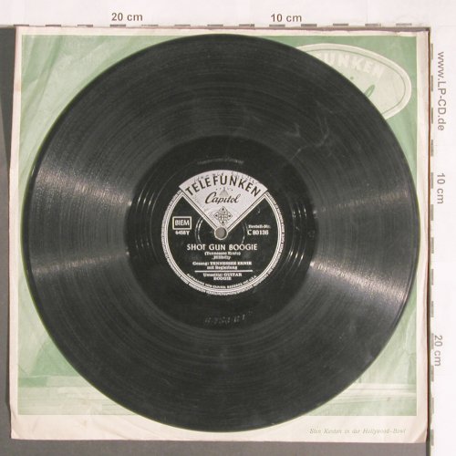 Tennessee Ernie/Alvono Rey: Shot Gun Boogie/Guitar Boogie, Telefunken/Capitol (C 80 136), D,vg+,wol Typ: 25cm Best.-Nr.: N467 Preis: 7,50 Euro