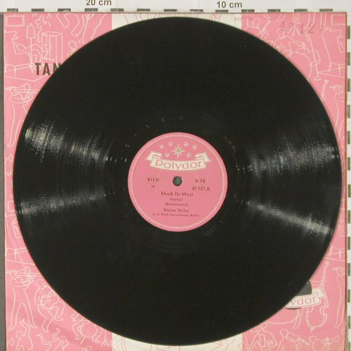 Müller,Werner: Musik für Mizzi / Derby-Boogie, Polydor (49 121), D, 1953 Typ: 25cm Best.-Nr.: N56 Preis: 10,00 Euro