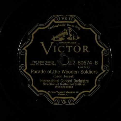 International Concert Orchestra: Bummer Petrus-Intermezzo, Victor (12-80674), vg+NoCover Typ: 25cm Best.-Nr.: N62 Preis: 4,00 Euro