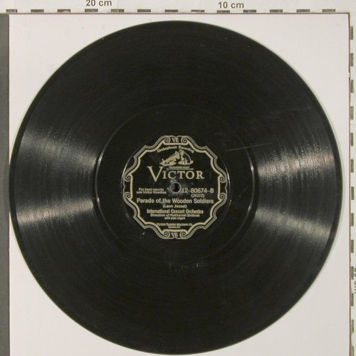 International Concert Orchestra: Bummer Petrus-Intermezzo, Victor (12-80674), vg+NoCover Typ: 25cm Best.-Nr.: N62 Preis: 4,00 Euro