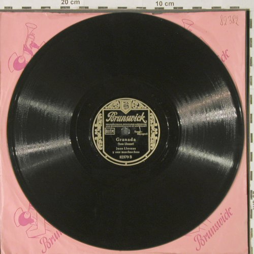 Llossas,Juan  y sus Muchachos: Granada / Tango Bolero, vg+, Brunswick (82379), D, 1949 Typ: 25cm Best.-Nr.: N63 Preis: 7,50 Euro