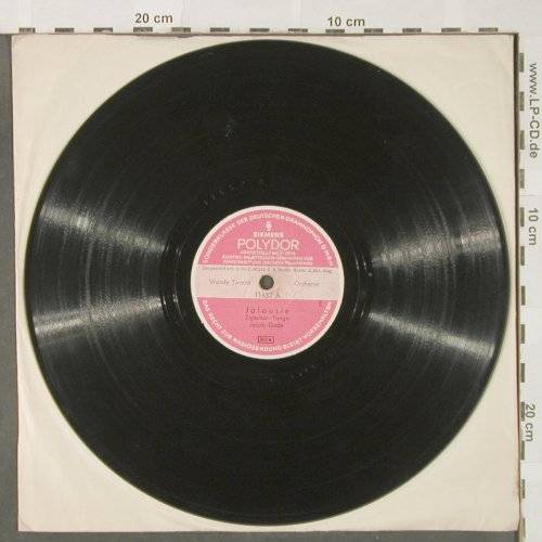 Tworek,Wandy - Orch.: Jalousie / A media Luz, Siemens/Polydor (11 652), D,vg+ Typ: 25cm Best.-Nr.: N66 Preis: 4,00 Euro