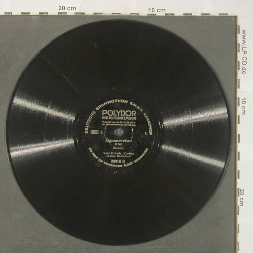 Prihoda,Vasa: Zigeunerweisen,Otto A.Graef, Polydor (30016), D Typ: 25cm Best.-Nr.: N82 Preis: 4,00 Euro