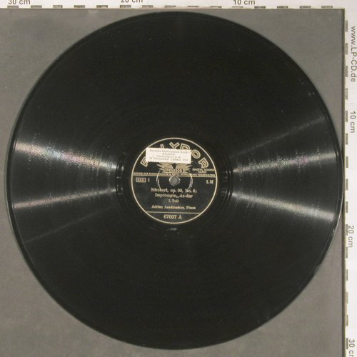 Schubert,Franz: op.90 No.4 Impromptu,As-dur, Polydor (67607), D, stol, 1940 Typ: 30cm Best.-Nr.: N176 Preis: 7,50 Euro