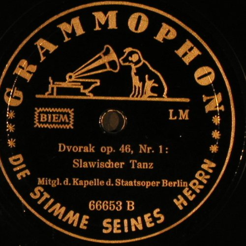 Smetana,Friedrich / Dvorak: Die Moldau / Slawischer Tanz, Grammophon (66652/66653), D, 1936 Typ: 30cm*2 Best.-Nr.: N181 Preis: 9,00 Euro