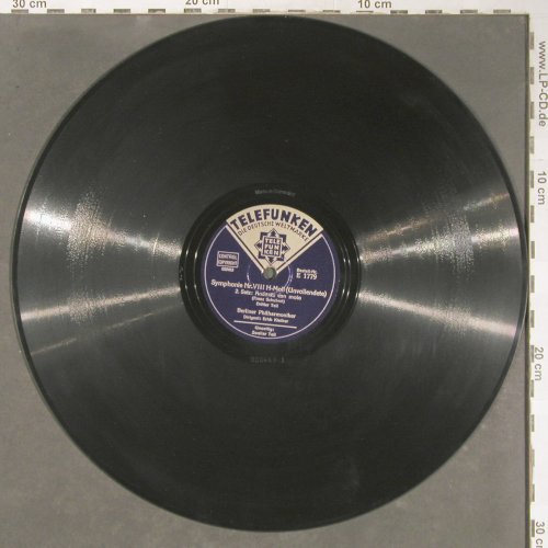 Schubert,Franz: Symphonie Nr.8 H-Moll(Unvollendete), Telefunken (E 1777-1779), D, 1940 Typ: 30cm*3 Best.-Nr.: N182 Preis: 10,00 Euro