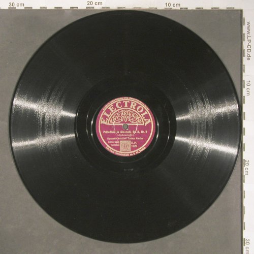 Rachmaninoff,Sergei: Präludium in G-moll,op.23 Nr.5,op3., Electrola (EH 1028), D Typ: 30cm Best.-Nr.: N225 Preis: 6,00 Euro