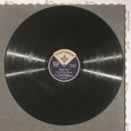 Beethoven,Ludwig van: Ouverture zu: Egmont, Telefunken (E 3878), D Typ: 30cm Best.-Nr.: N277 Preis: 6,00 Euro