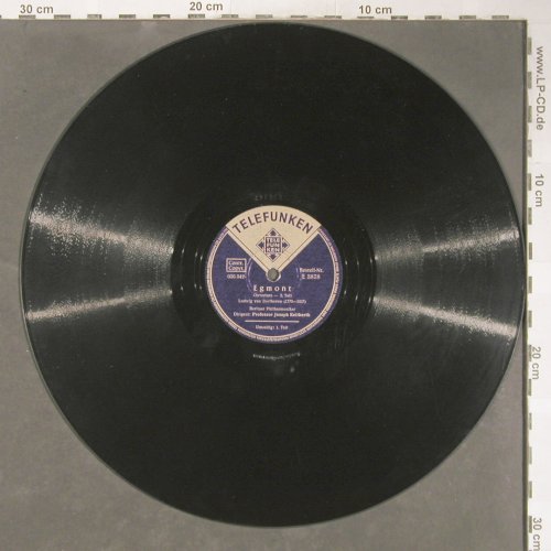 Beethoven,Ludwig van: Ouverture zu: Egmont, Telefunken (E 3878), D Typ: 30cm Best.-Nr.: N277 Preis: 6,00 Euro