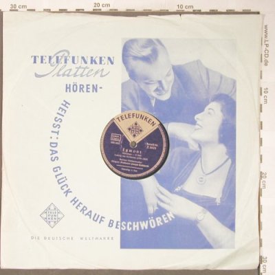 Beethoven,Ludwig van: Ouverture zu: Egmont, Telefunken (E 3878), D Typ: 30cm Best.-Nr.: N277 Preis: 6,00 Euro