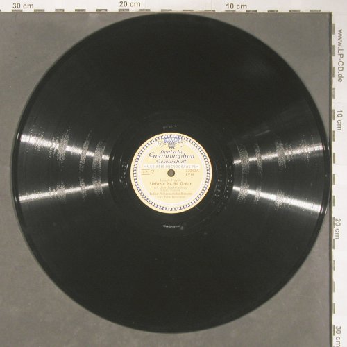 Haydn,Joseph: Sinfonie Nr.94 G-dur, D.Gr. (72 040), D, 1950 Typ: 30cm*2 Best.-Nr.: N279 Preis: 7,50 Euro