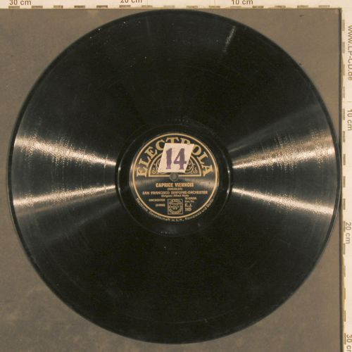 Delibes,Leo / Kreisler: CapriceVienn/Tanz der Autom.&Walzer, Electrola (EJ 165), D, stol Typ: 30cm Best.-Nr.: N292 Preis: 7,50 Euro