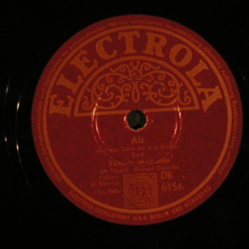 Bach,Johann Sebastian: Air / Präludium, Yehudi Menuhin, Electrola (DB 6156), D Typ: 30cm Best.-Nr.: N300 Preis: 10,00 Euro