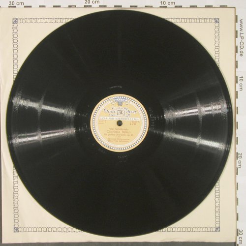 Tschaikowsky,Peter: Capriccio Italien, op.45, D.Gr. (72 059 LVM), D, 1951 Typ: 30cm Best.-Nr.: N44 Preis: 10,00 Euro