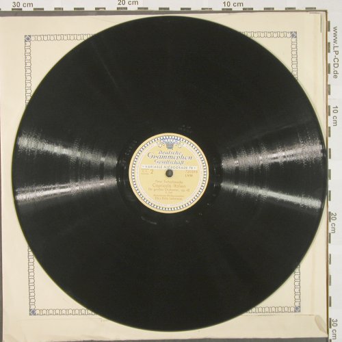 Tschaikowsky,Peter: Capriccio Italien, op.45, D.Gr. (72 059 LVM), D, 1951 Typ: 30cm Best.-Nr.: N44 Preis: 10,00 Euro