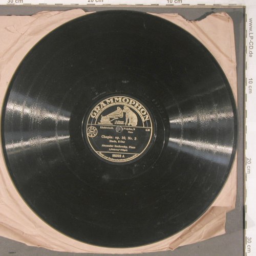 Chopin,Frederic: op.10 Nr.3 Etude e-dur/op.25,Nr.11, Grammophon (95323), D, 1929 Typ: 30cm Best.-Nr.: N477 Preis: 20,00 Euro