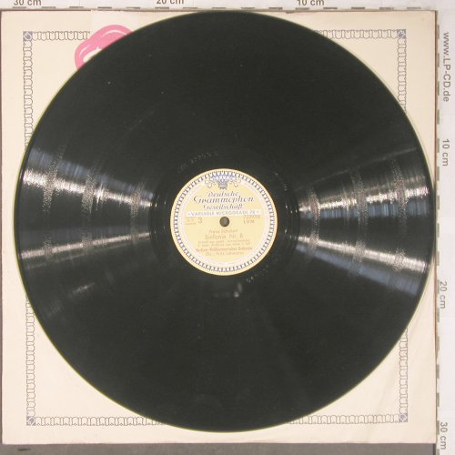 Schubert,Franz: Symphonie Nr.8 H-Moll(Unvollendete), D.Gr. (72 293), D, 1953 Typ: 30cm*2 Best.-Nr.: N478 Preis: 12,50 Euro