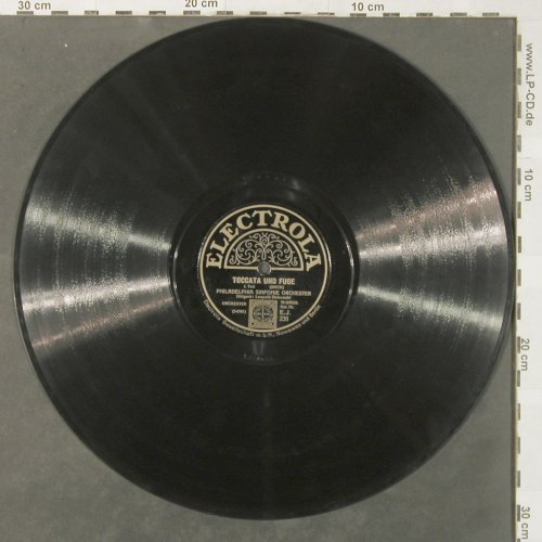 Bach,Johann Sebastian: Toccata und Fuge, Electrola (E.J.231), D Typ: 30cm Best.-Nr.: N96 Preis: 5,00 Euro